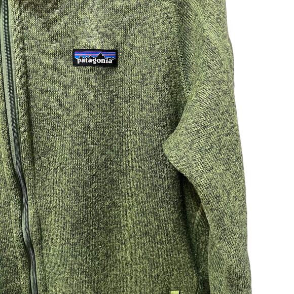 Patagonia Women's Better Sweater Fleece Jacket Full Zip Green Sz L - Picture 3 of 8